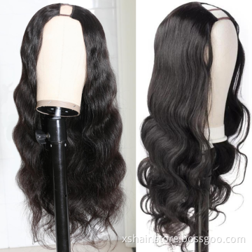 Promotion Used Sale Upart Unprocessed Virgin U Part Blonde Wig Human Hair
